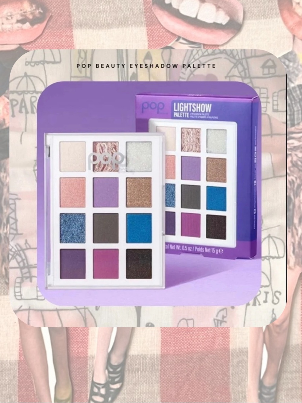 🏷️ set of 12 colorful eye shadow palette